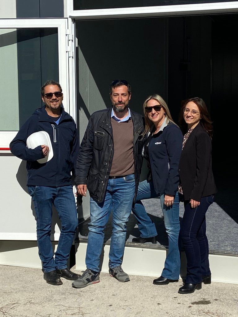 Struttura modulare algeco giovani azienda